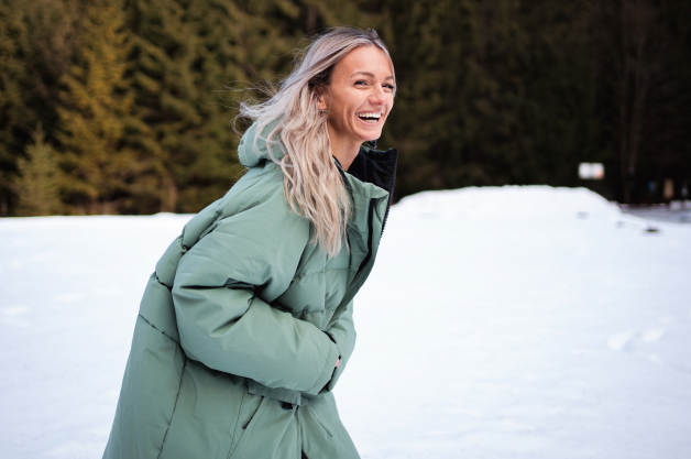 Drying a hot sale puffer jacket