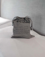 Travel bag for a Vivida Silk Blackout Eye Mask - Midnight Black