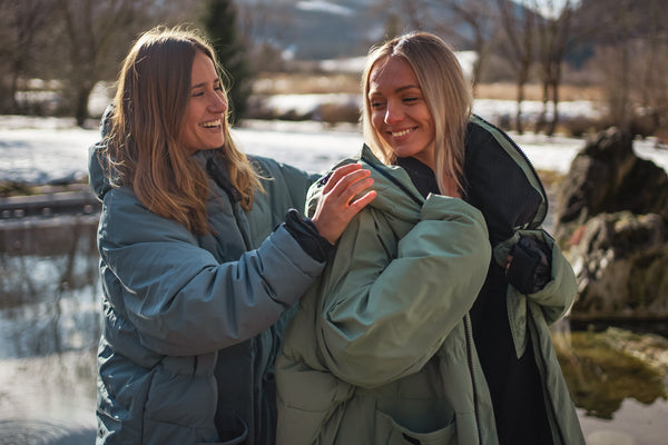 Changing Robes for Cold Water Swimming