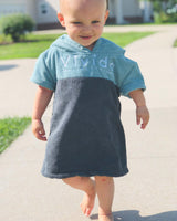 Essential Baby Toddler Poncho Towel Changing Robe - Teal