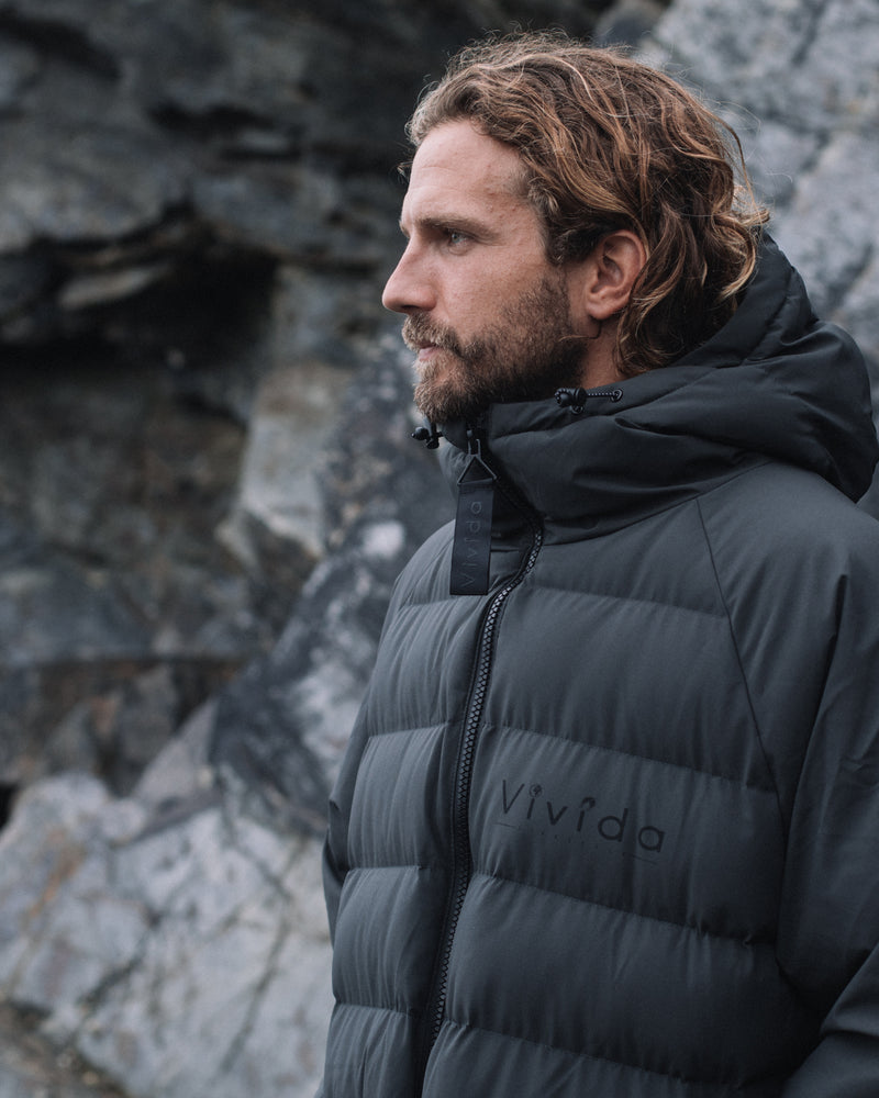 Imperfect All Weather Puffer Changing Robe - Fossil Grey