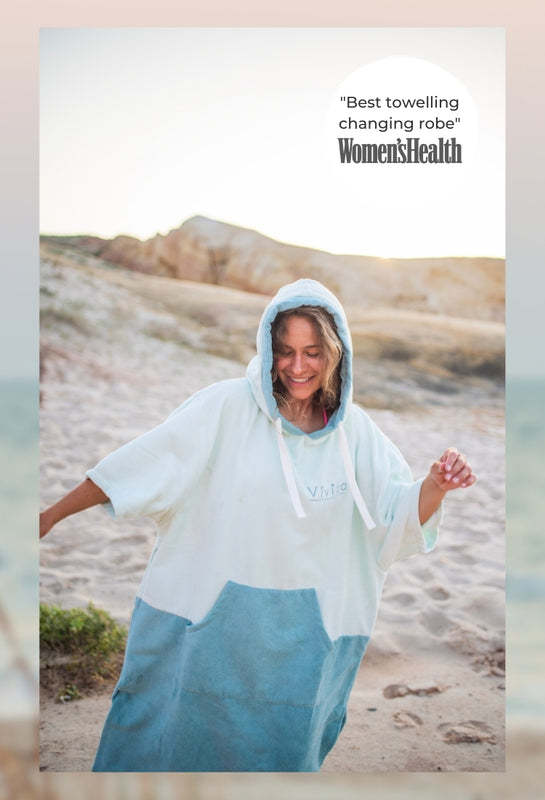 Poncho changing towels for swimming and surfing