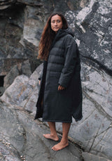 Imperfect All Weather Puffer Changing Robe - Fossil Grey
